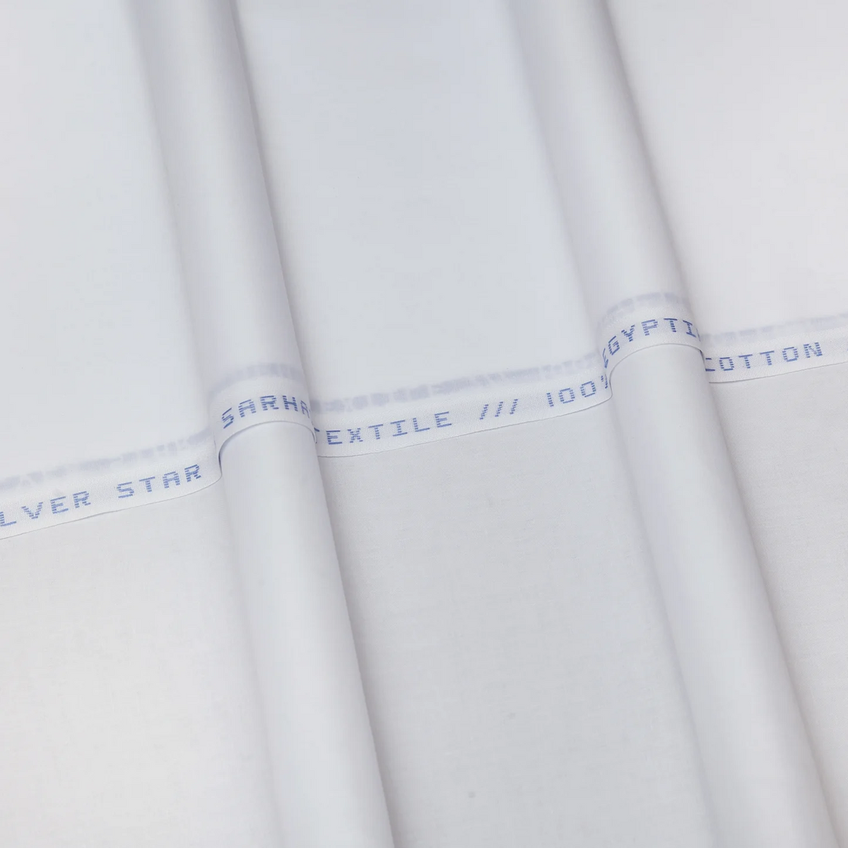Silver Star Premium Egyptian Cotton Fabric | Luxury Wash & Wear Collection Colors - Allow To open