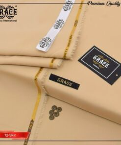 Grace Wash & Wear Fabric – Skin Beige | Premium 4 Meter Unstitched Suit